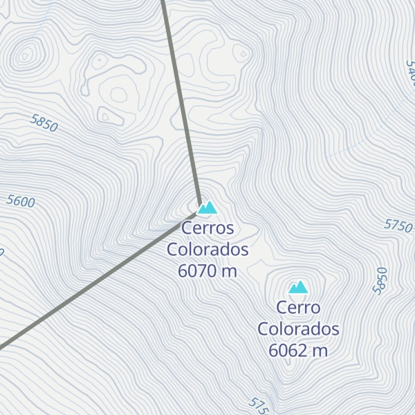 Map of Cerros Colorados