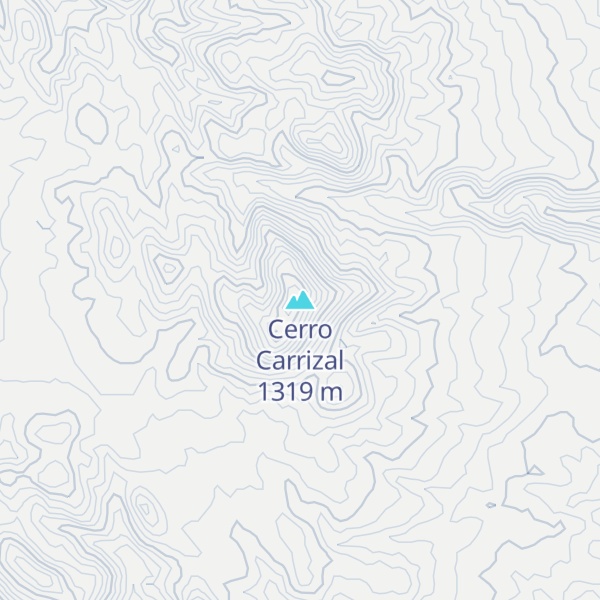 Map of Cerro Carrizal
