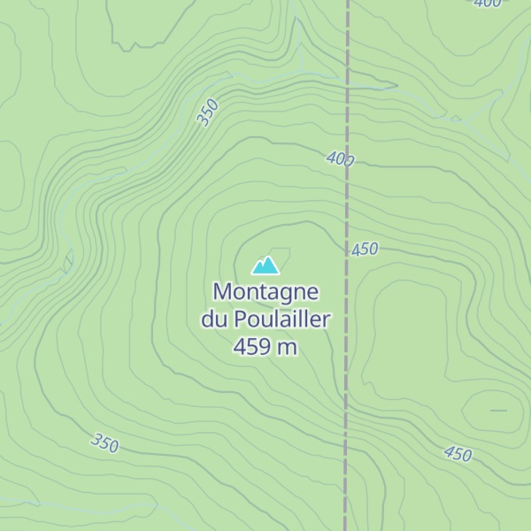 Map of Montagne du Poulailler