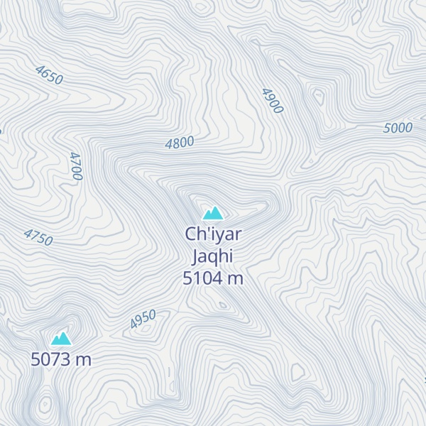 Map of Ch'iyar Jaqhi