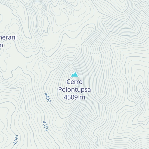 Map of Cerro Polontupsa