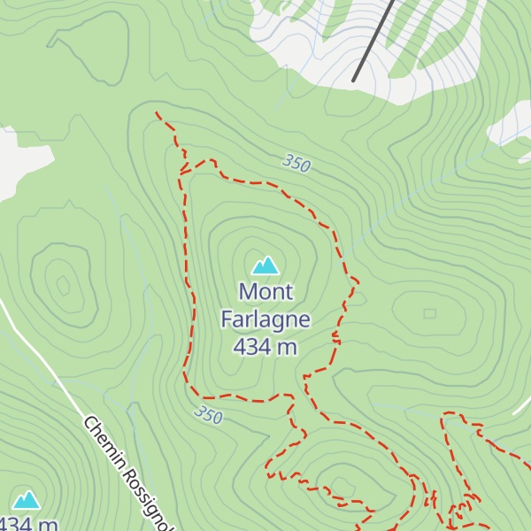 Map of Mont Farlagne