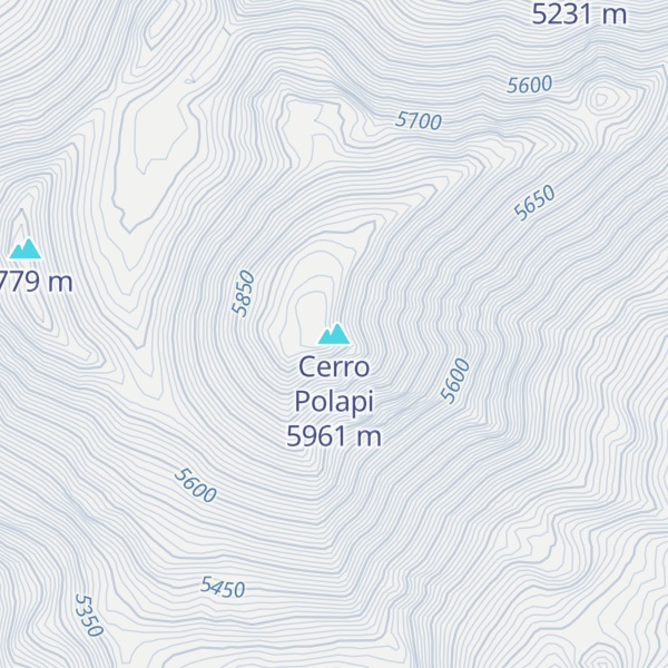 Map of Cerro Polapi
