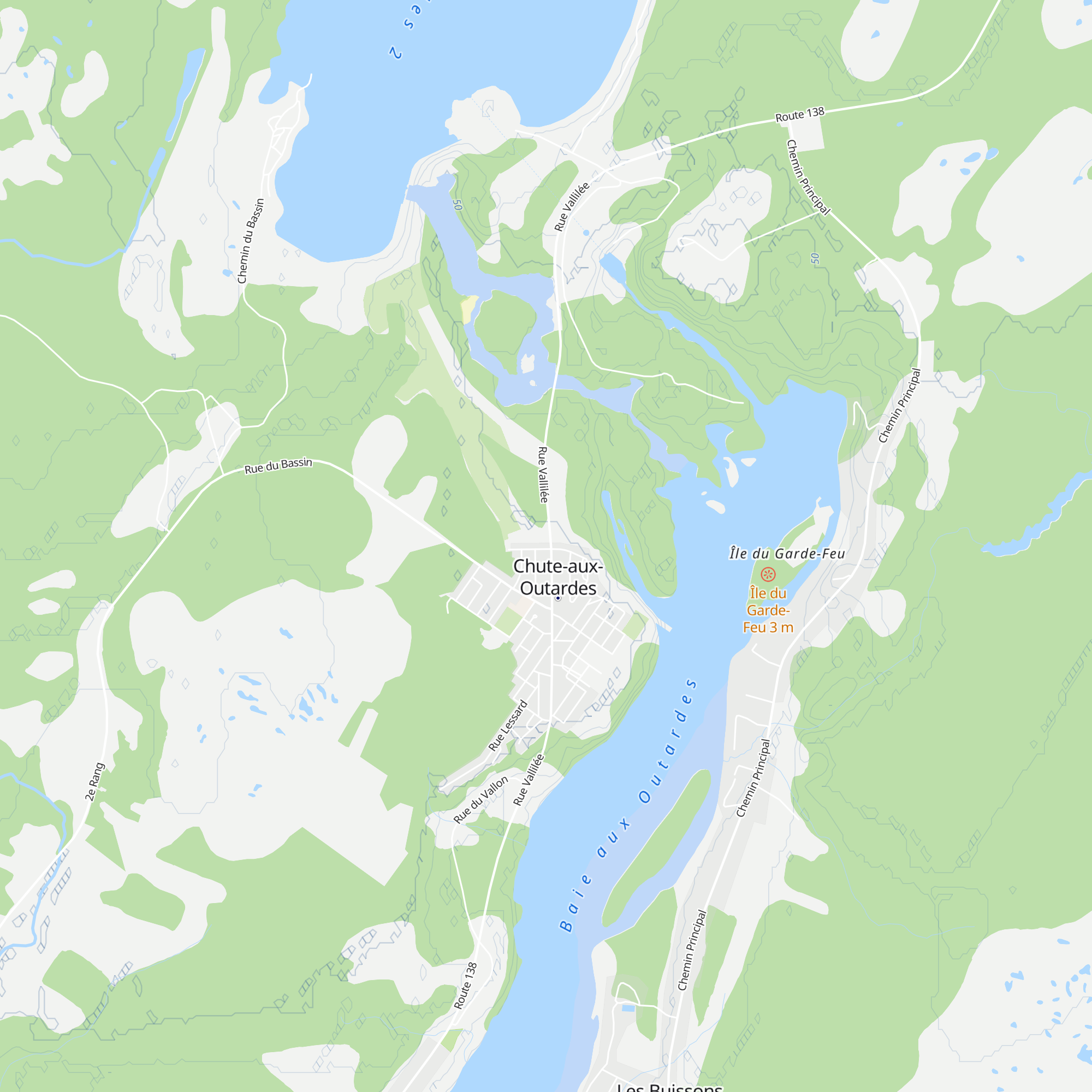 Gîte du Château map