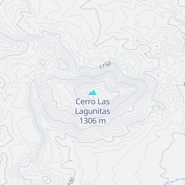Map of Cerro Las Lagunitas