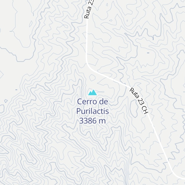 Map of Cerro de Purilactis