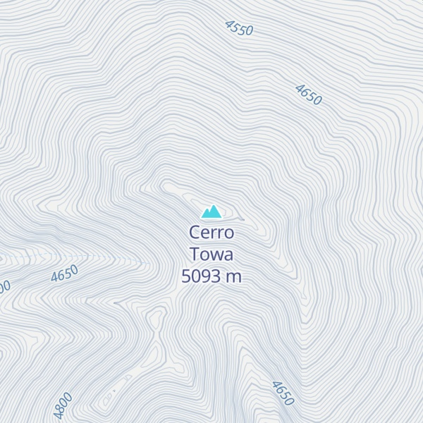 Map of Cerro Towa