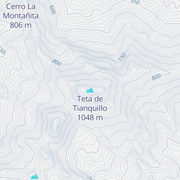 Map of Teta de Tianquillo