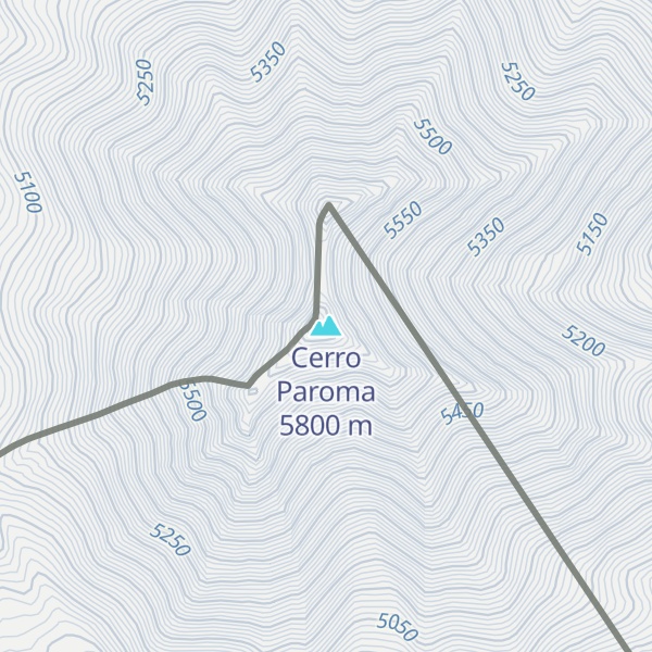 Map of Cerro Paroma