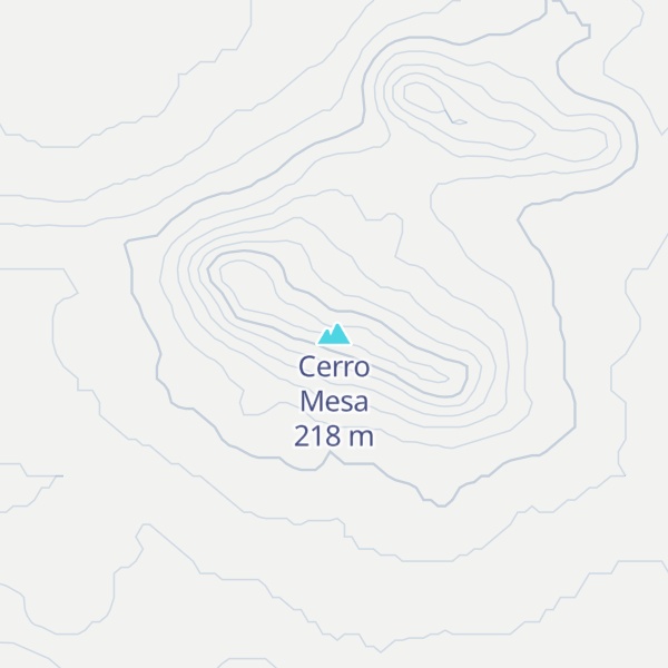 Map of Cerro Mesa