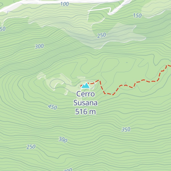 Map of Cerro Susana