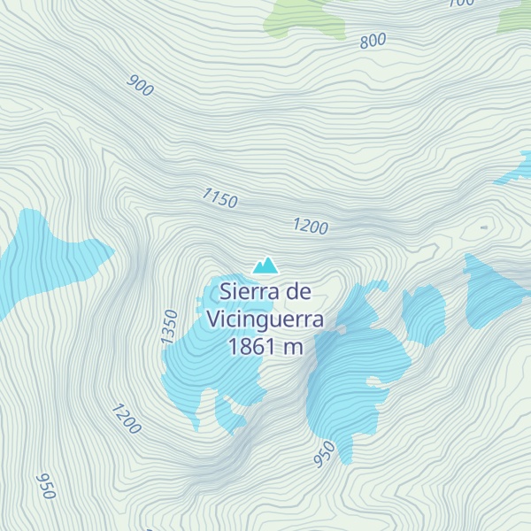 Map of Sierra de Vicinguerra