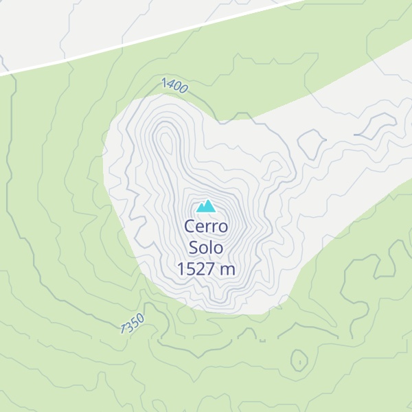 Map of Cerro Solo