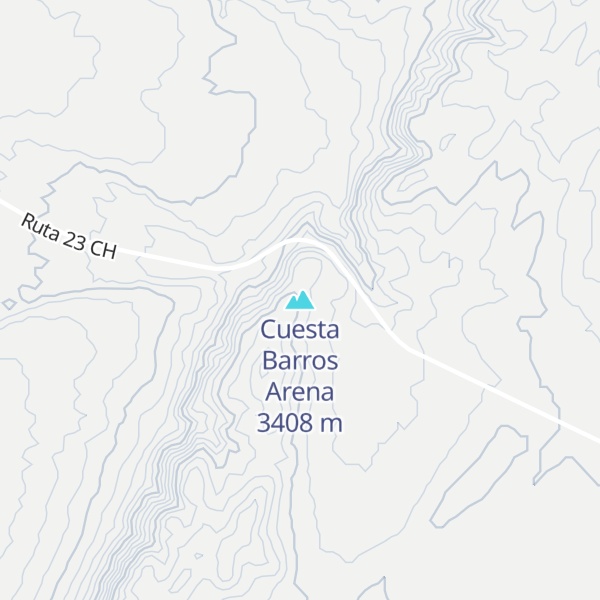 Map of Cuesta Barros Arena