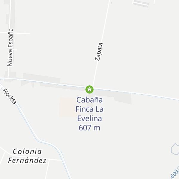 Map of Cabaña Finca La Evelina