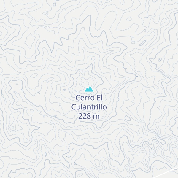 Map of Cerro El Culantrillo