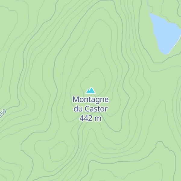 Map of Montagne du Castor