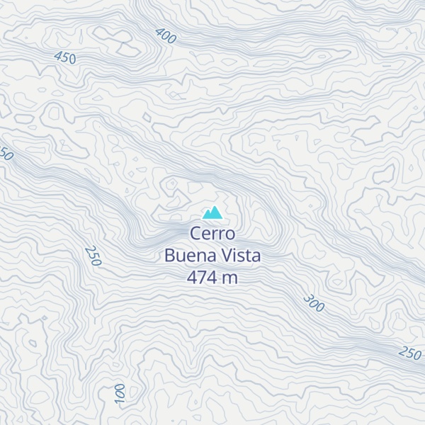 Map of Cerro Buena Vista
