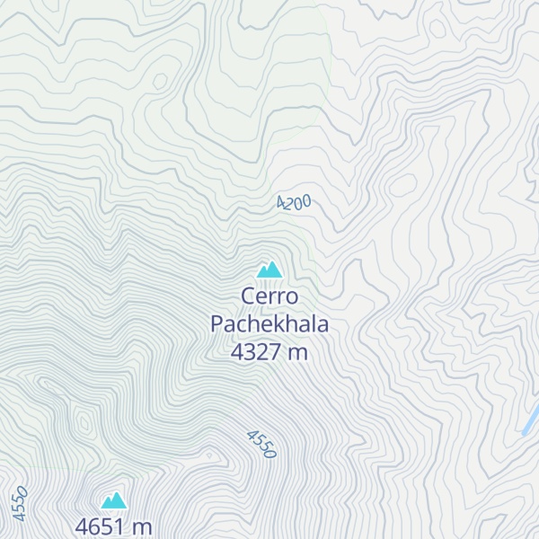 Map of Cerro Pachekhala
