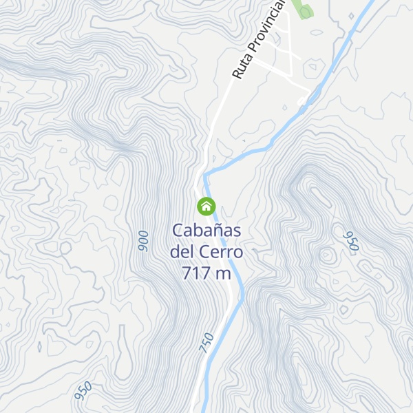 Map of Cabañas del Cerro