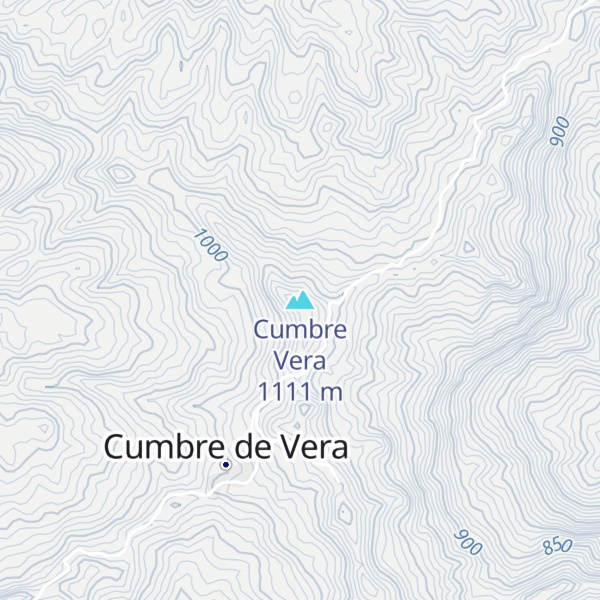 Map of Cumbre Vera