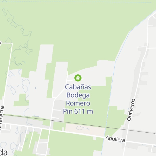 Map of Cabañas Bodega Romero Pin