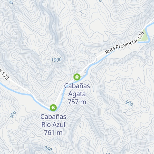 Map of Cabañas Agata