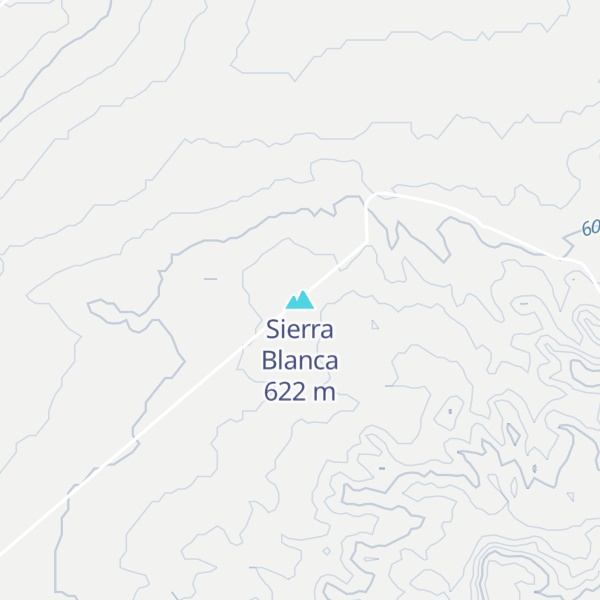 Map of Sierra Blanca