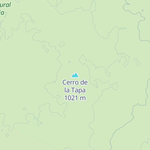 Map of Cerro de la Tapa
