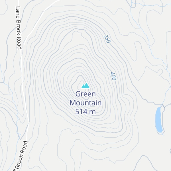 Map of Green Mountain