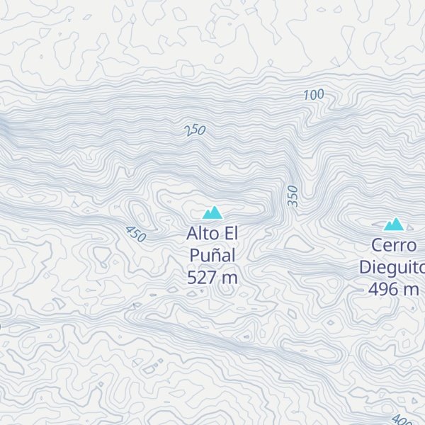 Map of Alto El Puñal