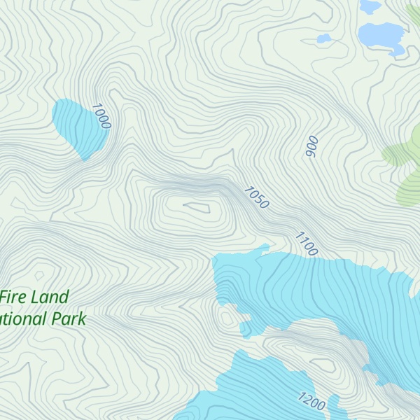 Map of Cerro Vinciguerra