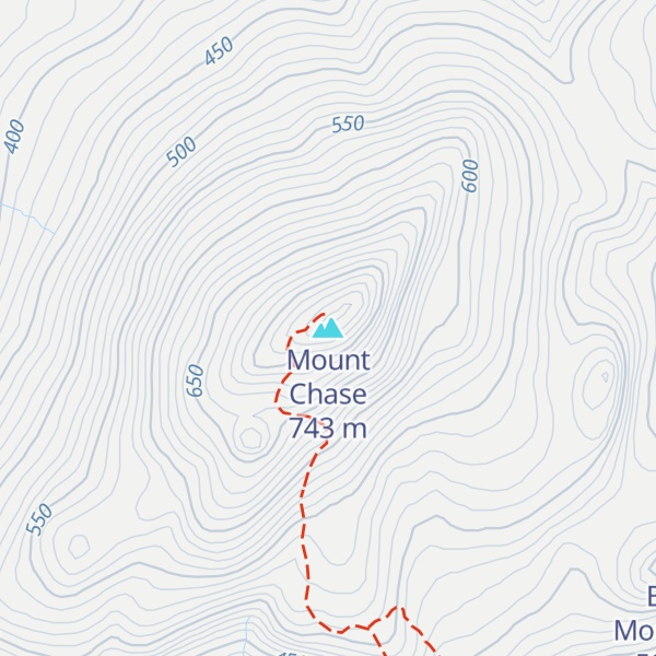 Map of Mount Chase