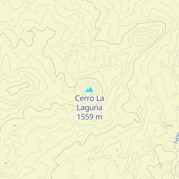 Map of Cerro La Laguna
