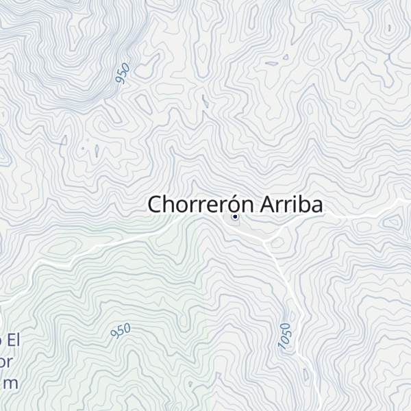 Map of Cerro El Chorrerón