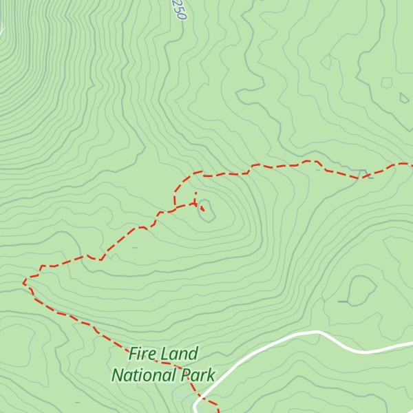 Map of Cerro Pampa Alta