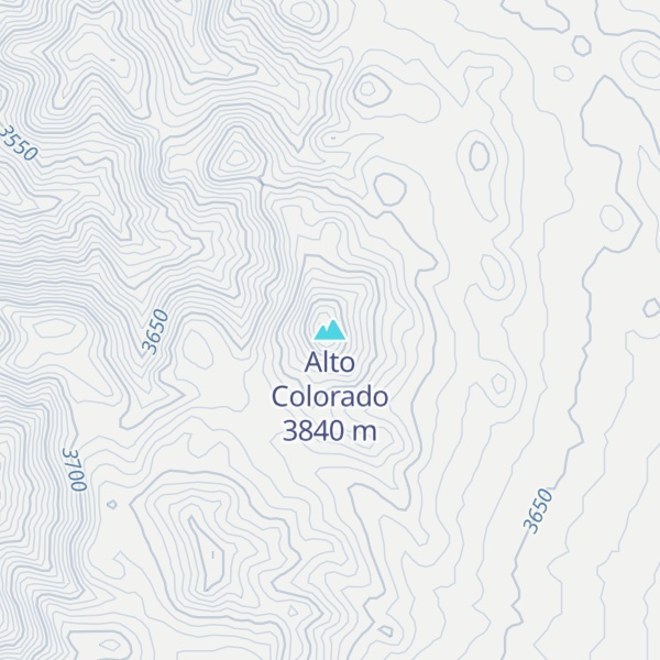 Map of Alto Colorado