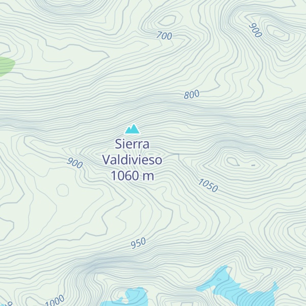 Map of Sierra de Valdivieso