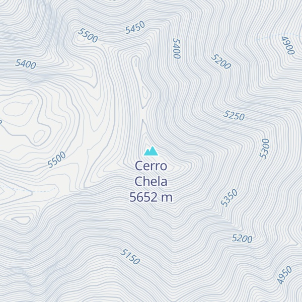 Map of Cerro Chela