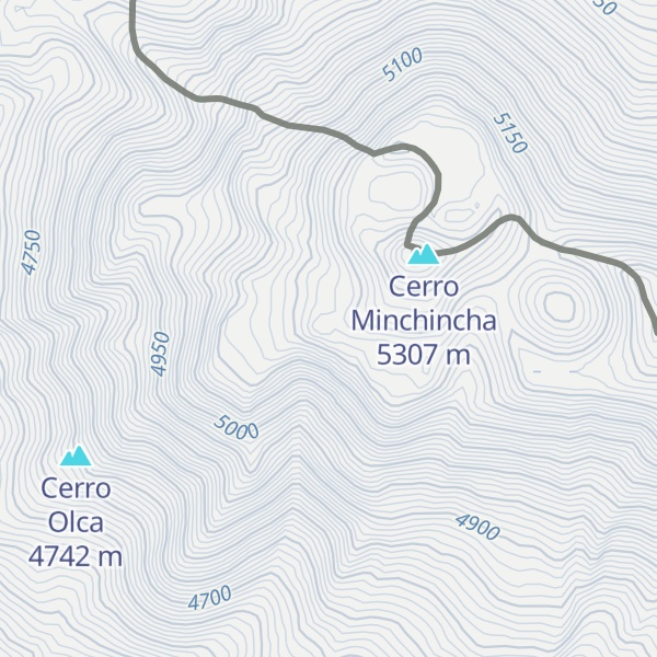 Map of Cerro Michincha