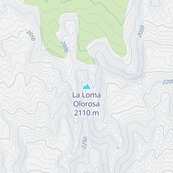 Map of La Loma Olorosa