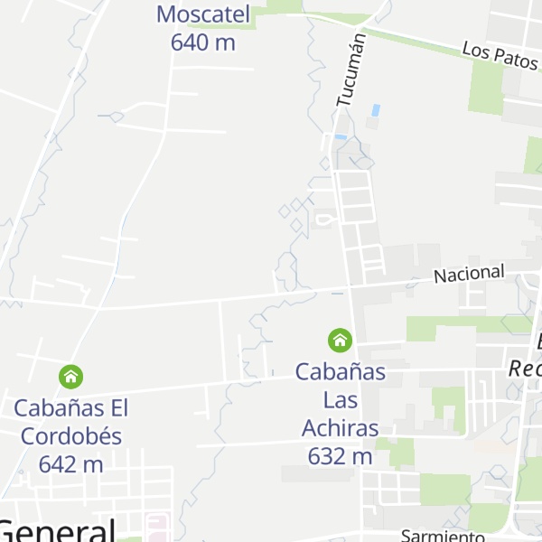Map of Cabañas Rincón del Nene
