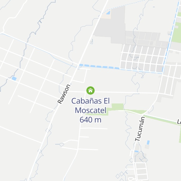 Map of Cabañas El Moscatel