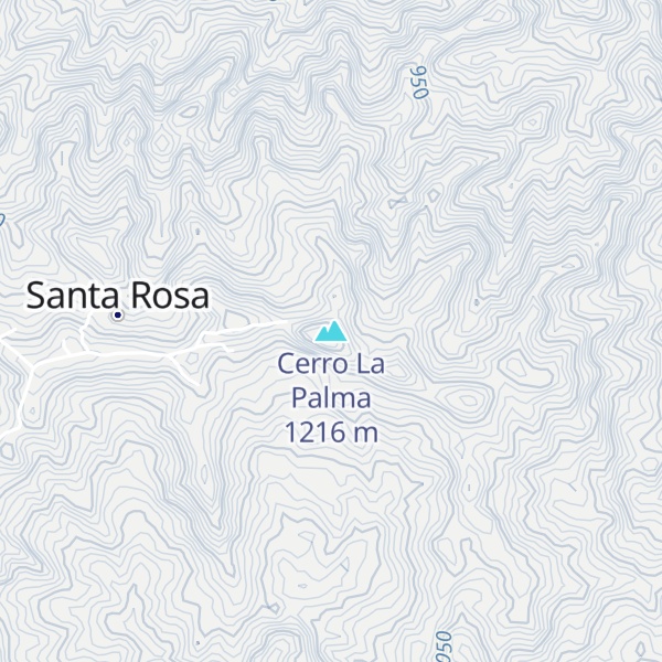 Map of Cerro La Palma