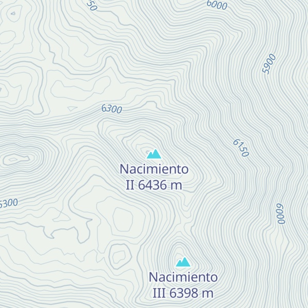 Map of Nacimiento II