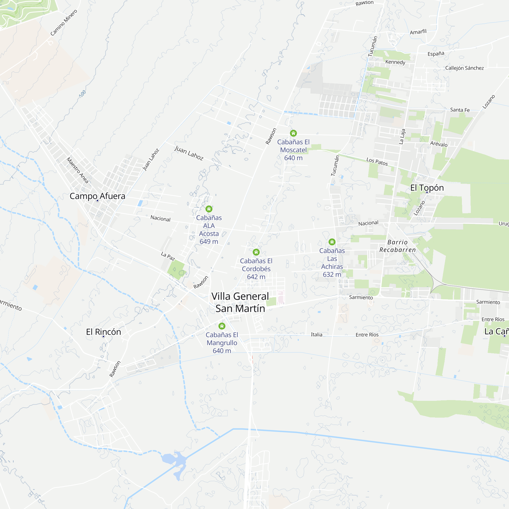 Cabañas El Sauce map