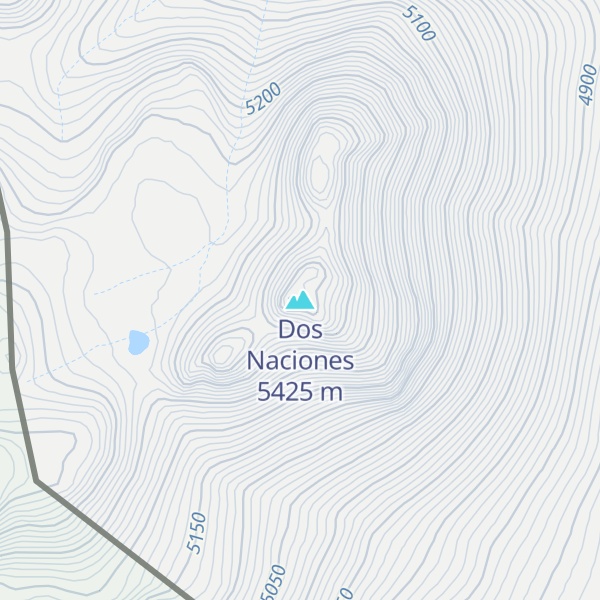 Map of Dos Naciones