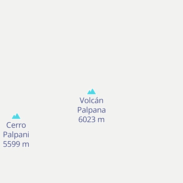 Map of Volcán Palpana