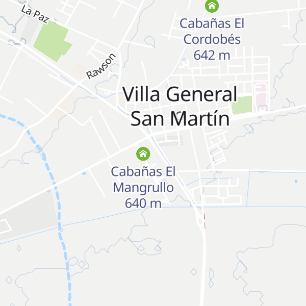 Map of Cabañas Maluni