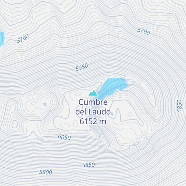 Map of Cumbre del Laudo